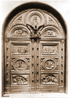 HISTORIC 1906 PHOTO OF BRONZE DOORS