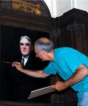Conservation of Governor's Portraits